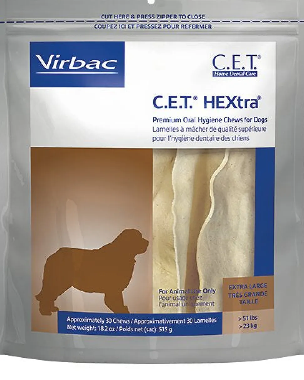 Virbac C.E.T. HEXtra Premium Oral Hygiene Chews