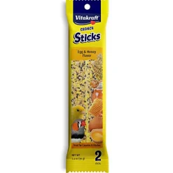 Vitakraft Crunch Sticks - Egg & Honey Flavor Canary & Finch Treat - 1.4 oz