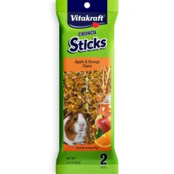 Vitakraft Crunch Sticks - Apple & Orange Flavor Guinea Pig Treat - 3.5 oz