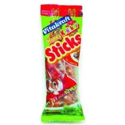 Vitakraft Crunch Sticks - Whole Grains & Honey Flavor Rabbit Treat - 4 oz