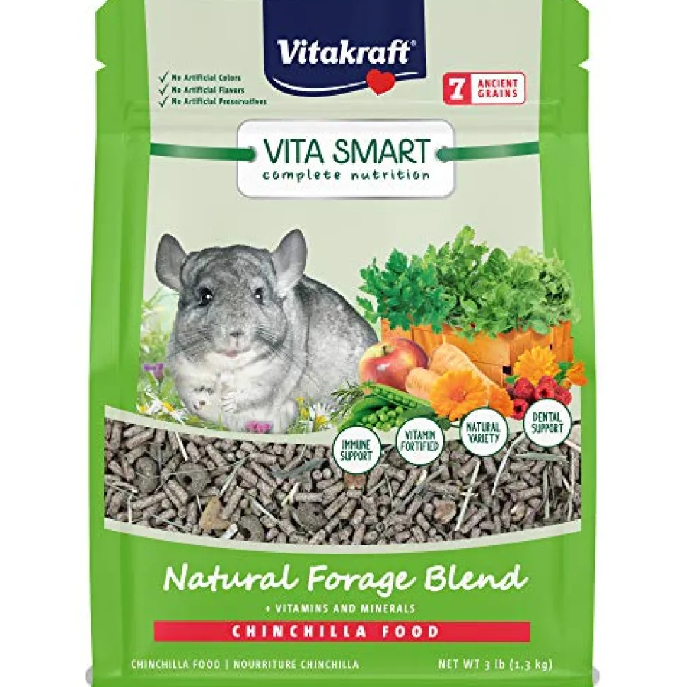 Vitakraft VitaSmart Chinchilla Food - 3 lb - Pack of 6