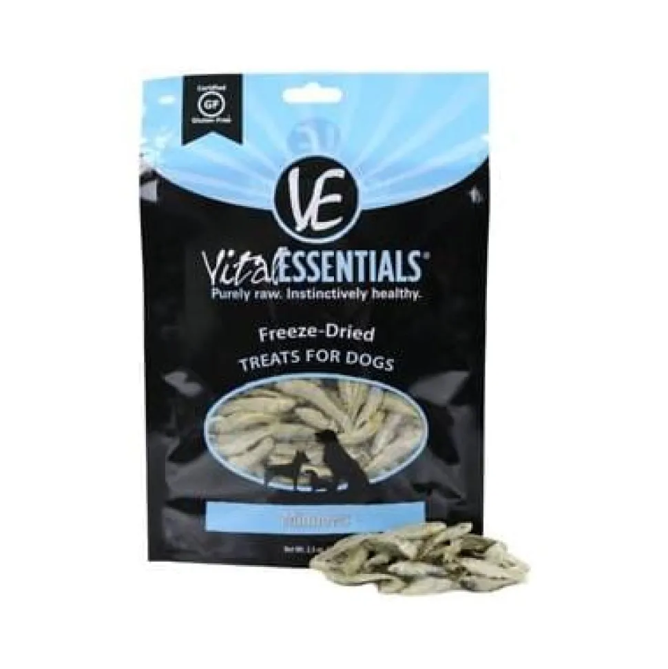 Vital Essentials Family Size Minnows Freeze-Dried Dog Treats - 2.5 Oz