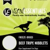 Vital Essentials Freeze Dried Beef Tripe Nibblets Grain Free Limited Ingredient Dog Treats