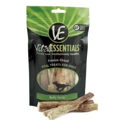 Vital Essentials Freeze Dried Vital Treats Grain Free Bully Sticks Dog Treats
