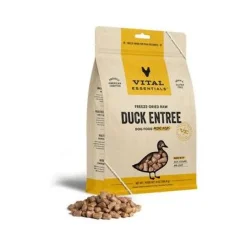 Vital Essential's Grain-Free Duck Entrée Mini Nibs Freeze-Dried Dog Food - 14 Oz