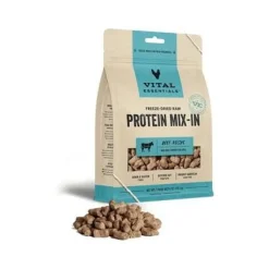 Vital Essential's Grain-Free Protein Mix-in Beef Mini Nibs Freeze-Dried Dog Food Topper - 6 Oz