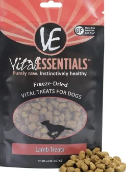 Vital Essentials Lamb Treats Freeze-Dried Dog Treats - 2 Oz