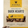 Vital Essential's Raw Bar Freeze-Dried Duck Hearts Natural Dog Chews - 150 Piece - 30 Oz