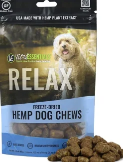 Vital Essentials RELAX Hemp Chews Freeze-Dried Dog Treats - 3 Oz