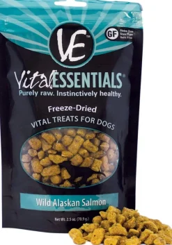 Vital Essentials Wild Alaskan Salmon Freeze-Dried Dog Treats - 2.5 Oz