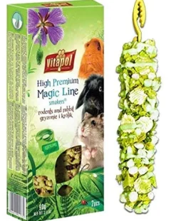 Vitapol Magic Line Small Animal Treat Sticks - Cucumber - 2 Pack