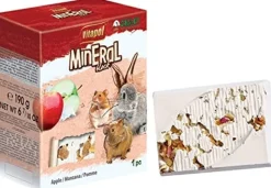 Vitapol Mineral Block for Small Animals Small Animal Mineral Treats - Apple - Large - 190 Gm