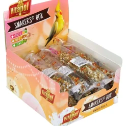 Vitapol Smakers Treat Stick Cockatiel Display Bird Sticks - Nut - 12 Count