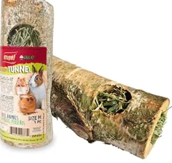 Vitapol Wood Tunnel with Hay Small Animal Hay - Medium - 6 In