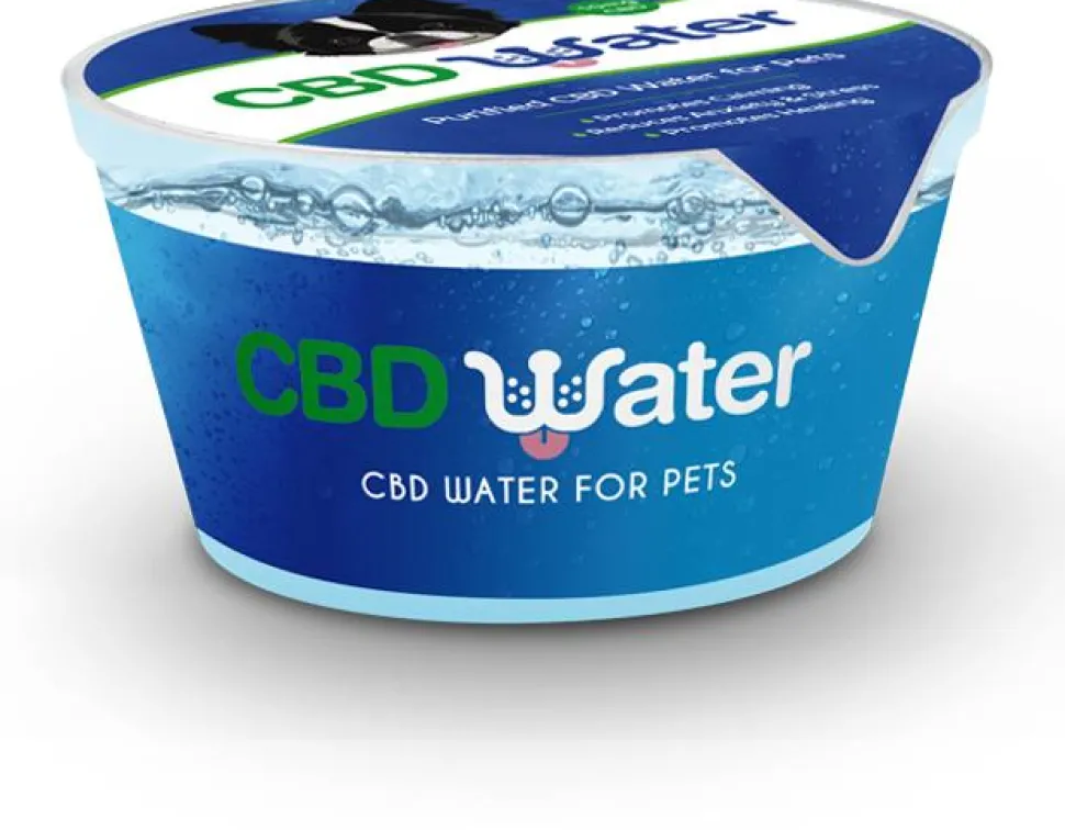 Waggin Water CBD Infused Reverse Osmosis Water Supplement for Dogs - 1 Lb - Case of 12