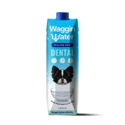 Waggin Water Daily Dental Water Additive Supplement for Dogs - 1 Ltr - Case of 12