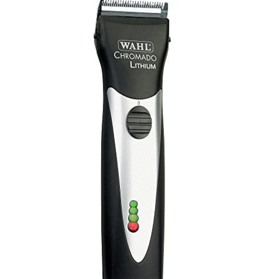 Wahl Chromado Cordless Animal Pet Grooming Clipper - Black/Silver