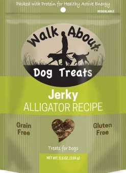 Walk About Alligator Jerky Dog Treats