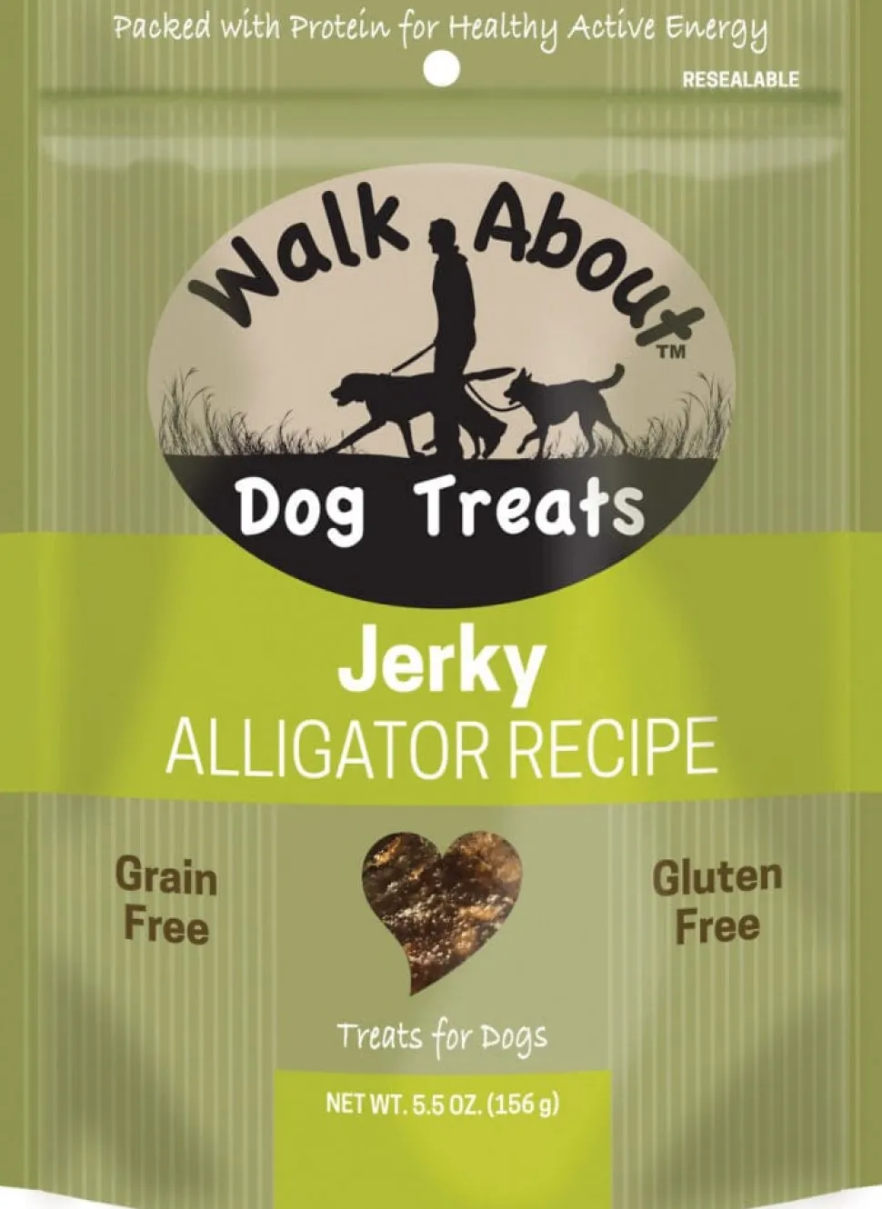 Walk About Alligator Jerky Dog Treats