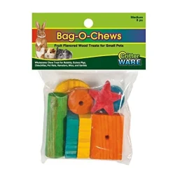 Ware Bag-O-Chews Small Animal Chewy Treats - Medium - 8 Count