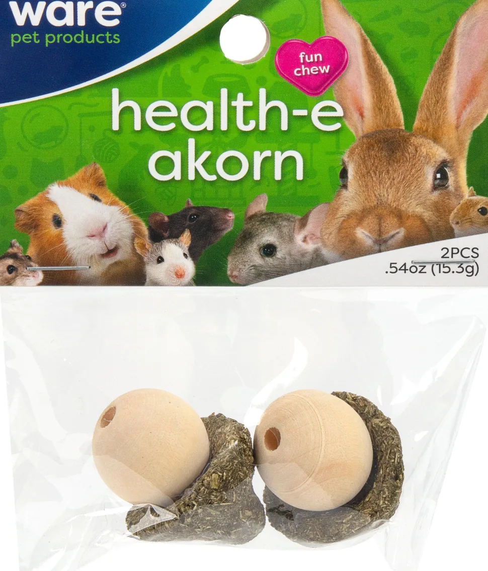 Ware Health-E Akorn Small Animal Chews Small Animal Chewy Treats - Tan - 2 Pack