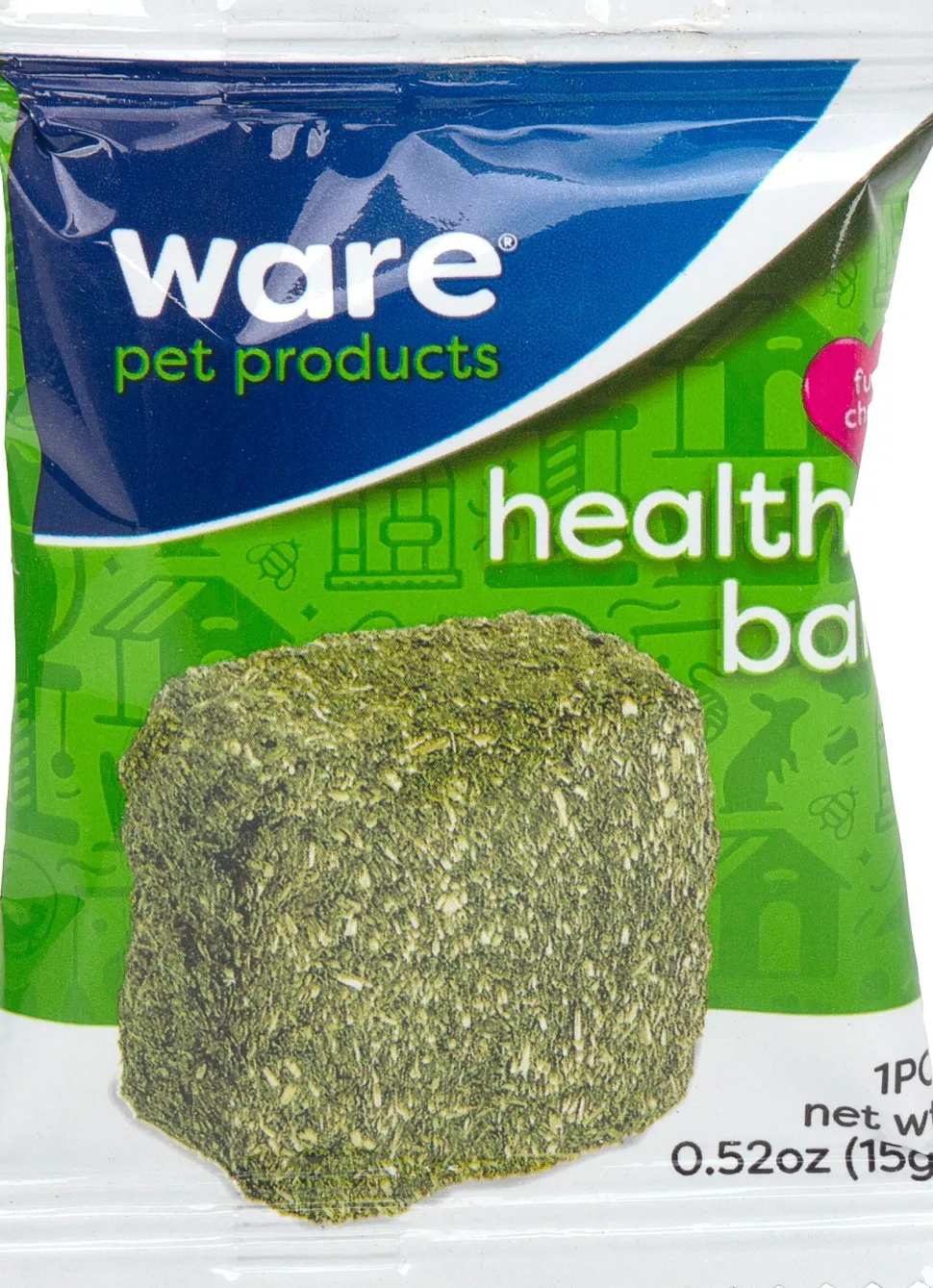 Ware Health-E Bale Small Animal Chew Small Animal Hay - Green - 12 Pack