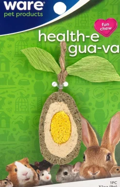 Ware Health-E Gua-Va Small Animal Chew Small Animal Chewy Treats - Brown/Yellow