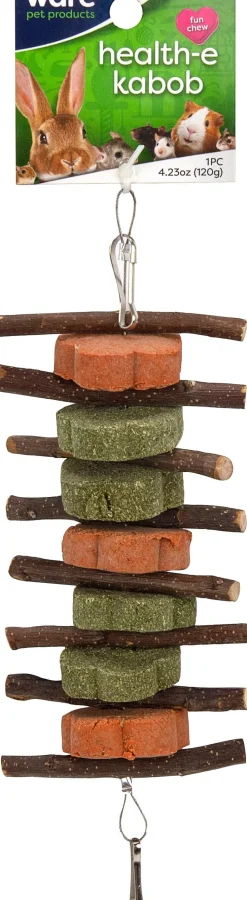 Ware Health-E Kabob Small Animal Chew Small Animal Chewy Treats - Brown