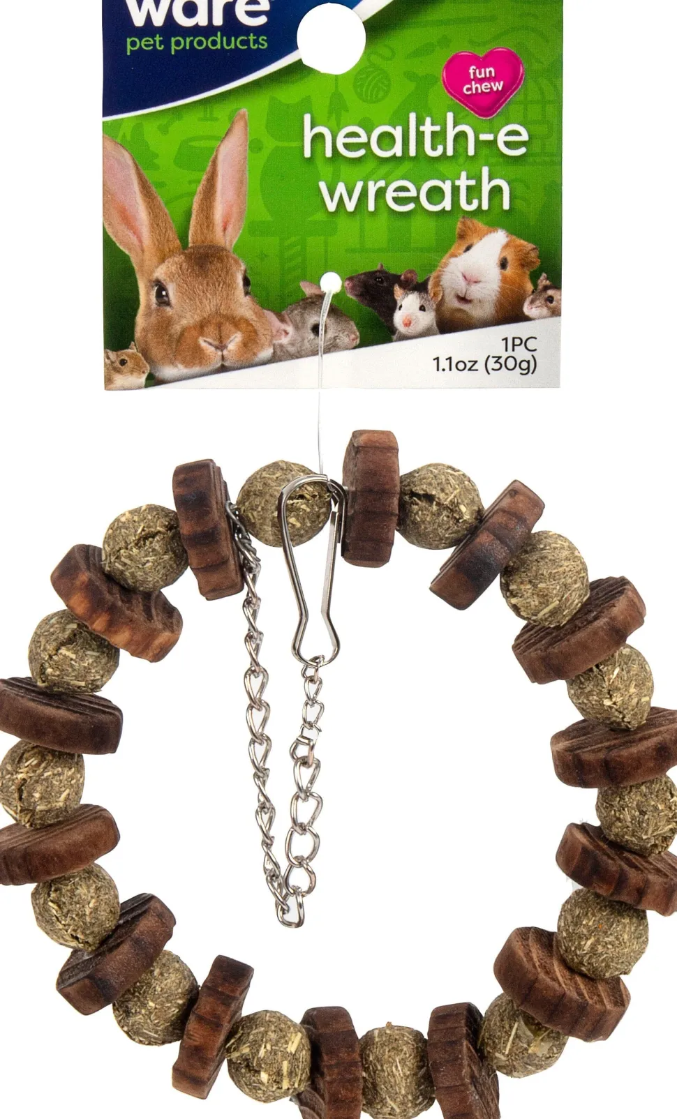 Ware Health-E Wreath Small Animal Chew Small Animal Chewy Treats - Brown