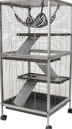 Ware LRS Critter Home Small Animal Cage - Silver - 20.5 X 20.5 X 44.75