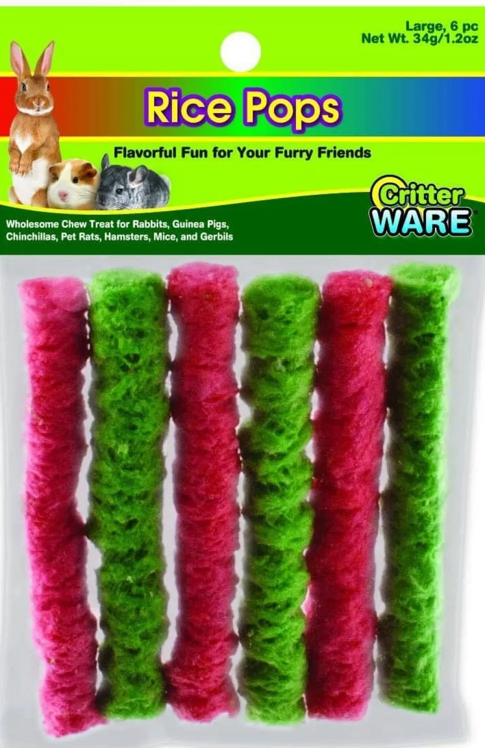 Ware Rice Pops Small Animal Treats - Large