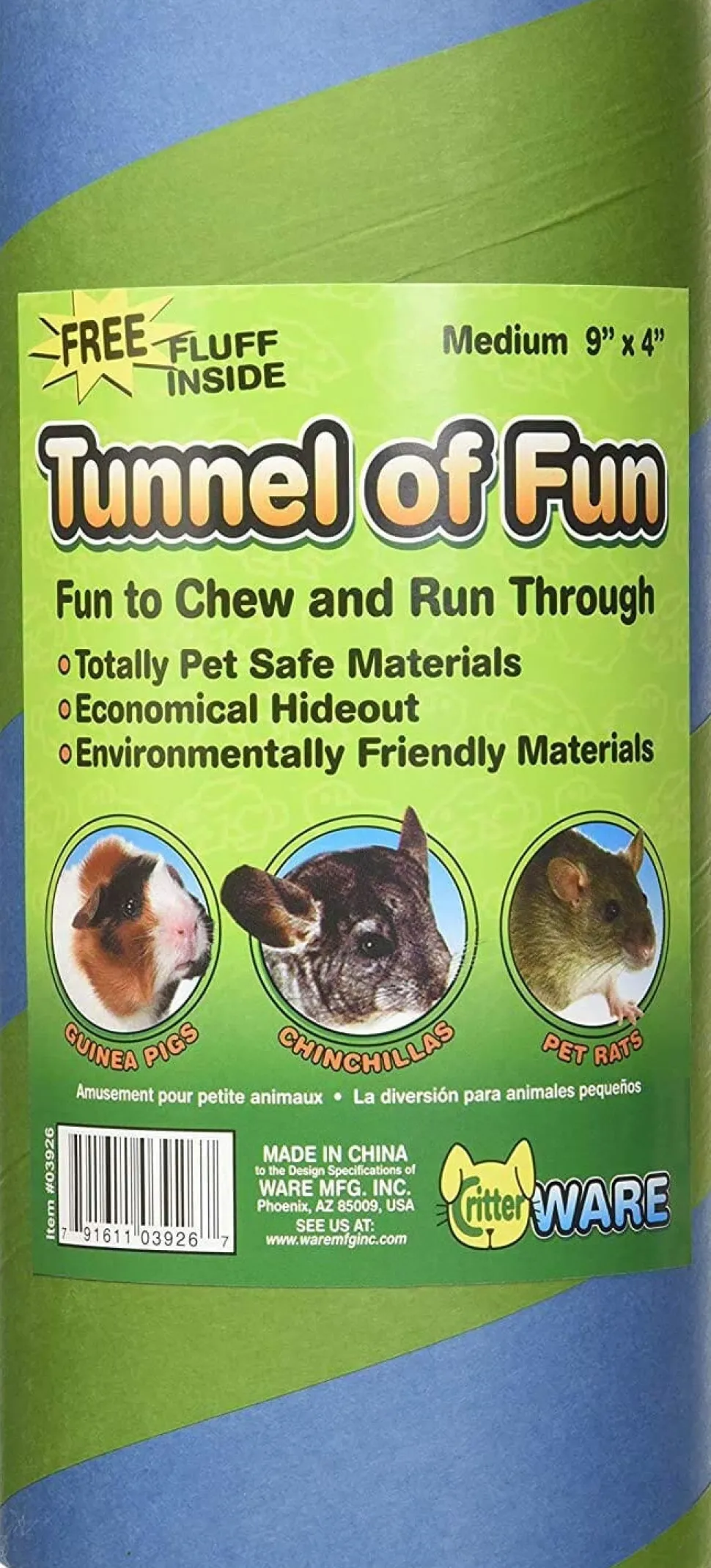 Ware Tunnels of Fun Small Animal Hideaway - Medium