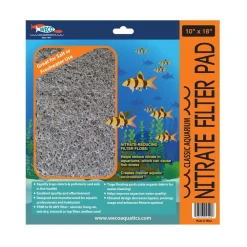 Weco Products Classic Aquarium Nitrate Filter Pad - Grey - 10 In X 18 in