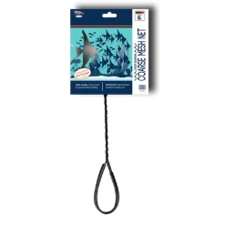 Weco Products Classic Coarse Mesh Net Standard Handle - Black - 6 in