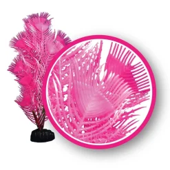 Weco Products Dream Series Princess Feather Aquarium Plant - Pink - 9 in