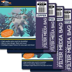 Weco Products Fine Mesh Zipper Filter Media Bag - White - 8 In X 12 in