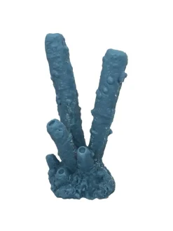 Weco Products South Pacific Coral Tube Sponge Ornament - Blue - Medium
