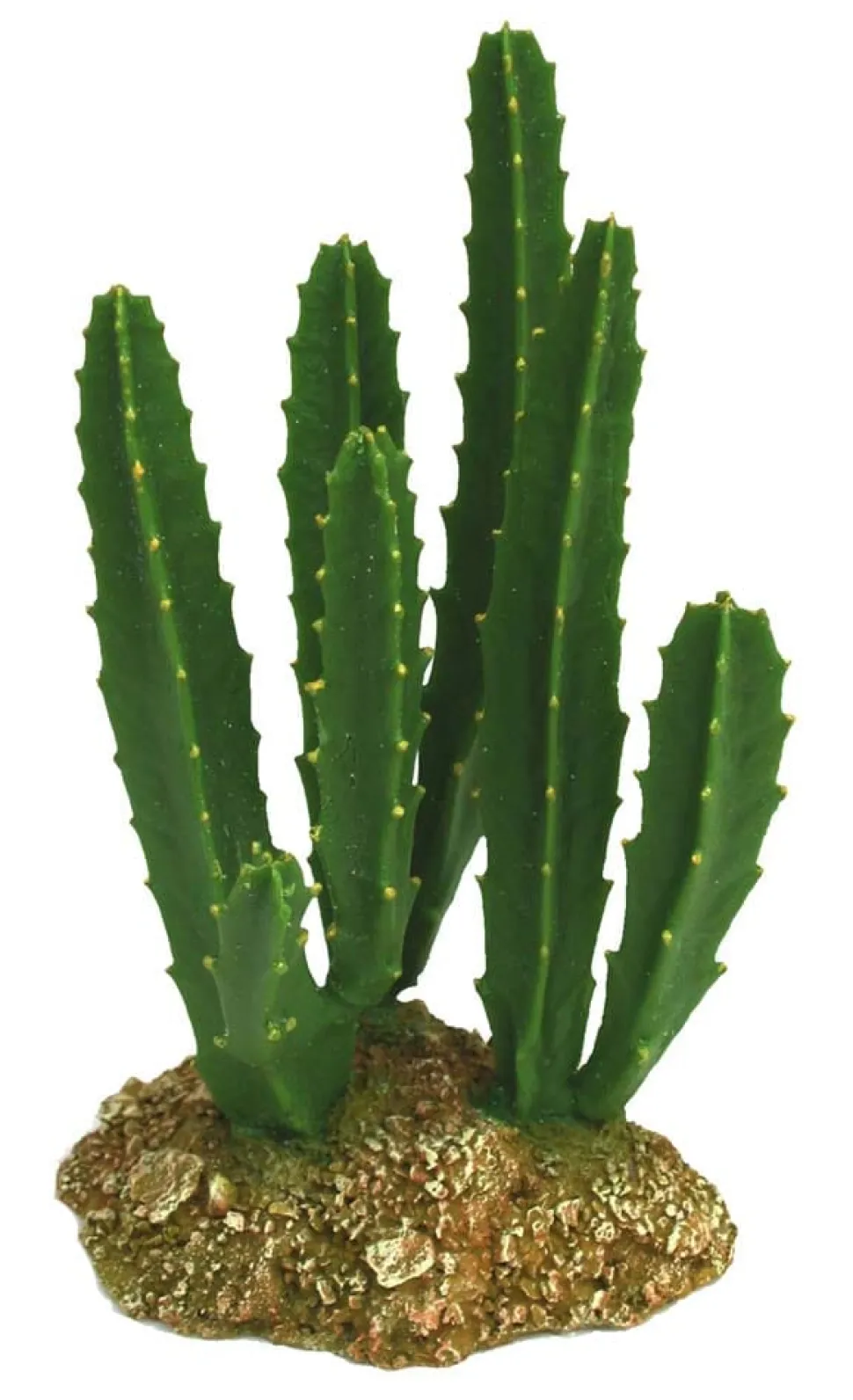 Weco Products Wecorama Badlands Zulu Cactus Terrarium Ornament - Brown and Green - Giant