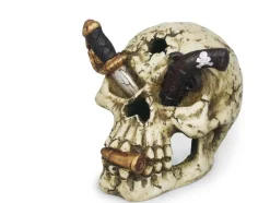 Weco Products Wecorama Catacombs Pirate Skull Aquarium Ornament - Multi-Color
