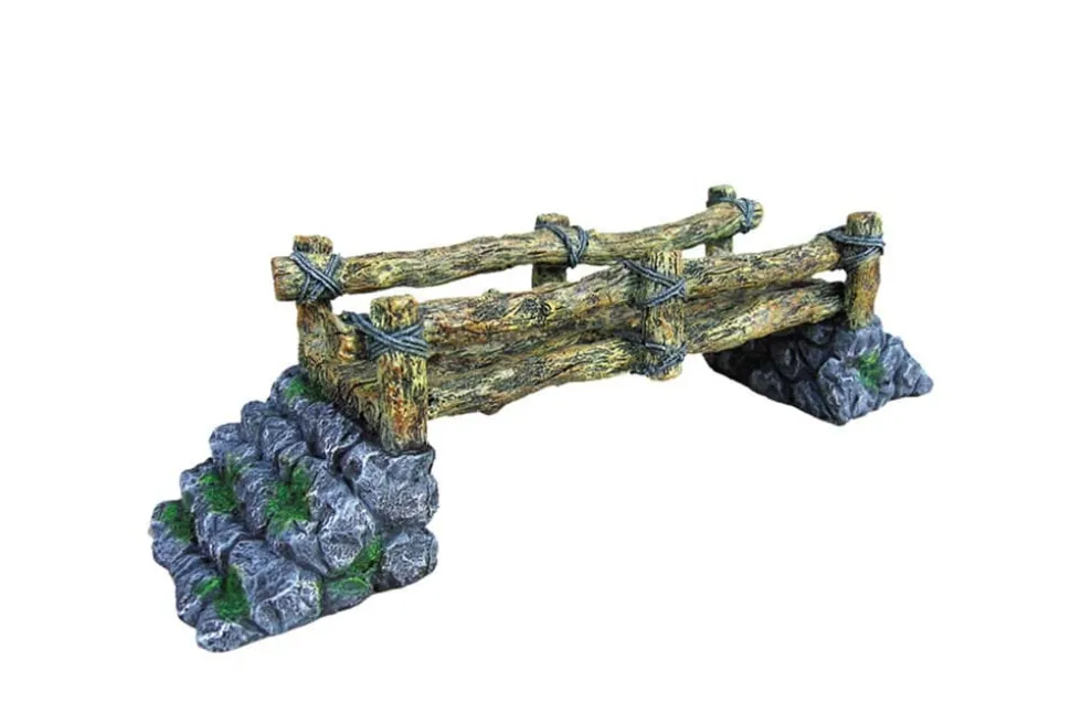 Weco Products Wecorama Log Bridge Aquarium Ornament
