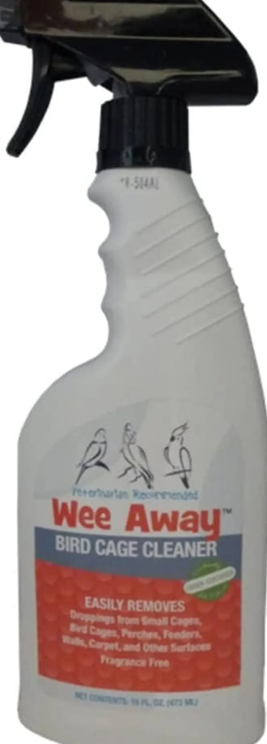 Wee Away Bird Cage (Oh Crap!) Deodorizing Spray - 16 Oz Bottle