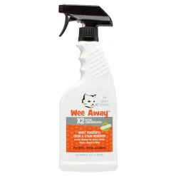 Wee Away Cats X2 Stain and Odor Eliminator - 16 oz Bottle