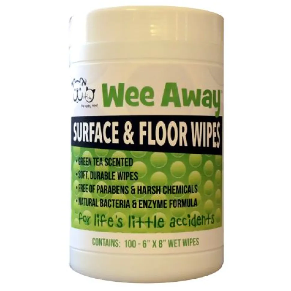 Wee Away Floor and Surface Pet Wipes