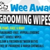Wee Away Grooming Wipes - Travel Size Cat and Dog Wipes - 30 ct
