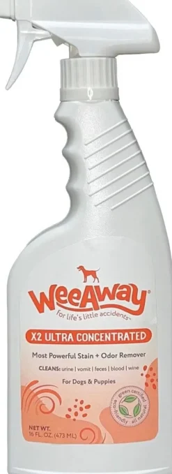 Wee Away X2 for Dogs and Puppies Stain and Odor Eliminator - 16 oz Bottle