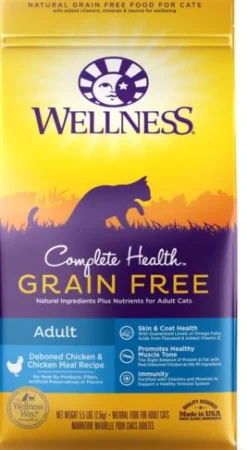 Wellness Complete Health Natural Grain-Free Deboned Chicken Adult Dry Cat Food - 2.25 Lbs