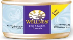 Wellness Complete Health Grain Free Natural Beef and Salmon Recipe Canned Cat Food