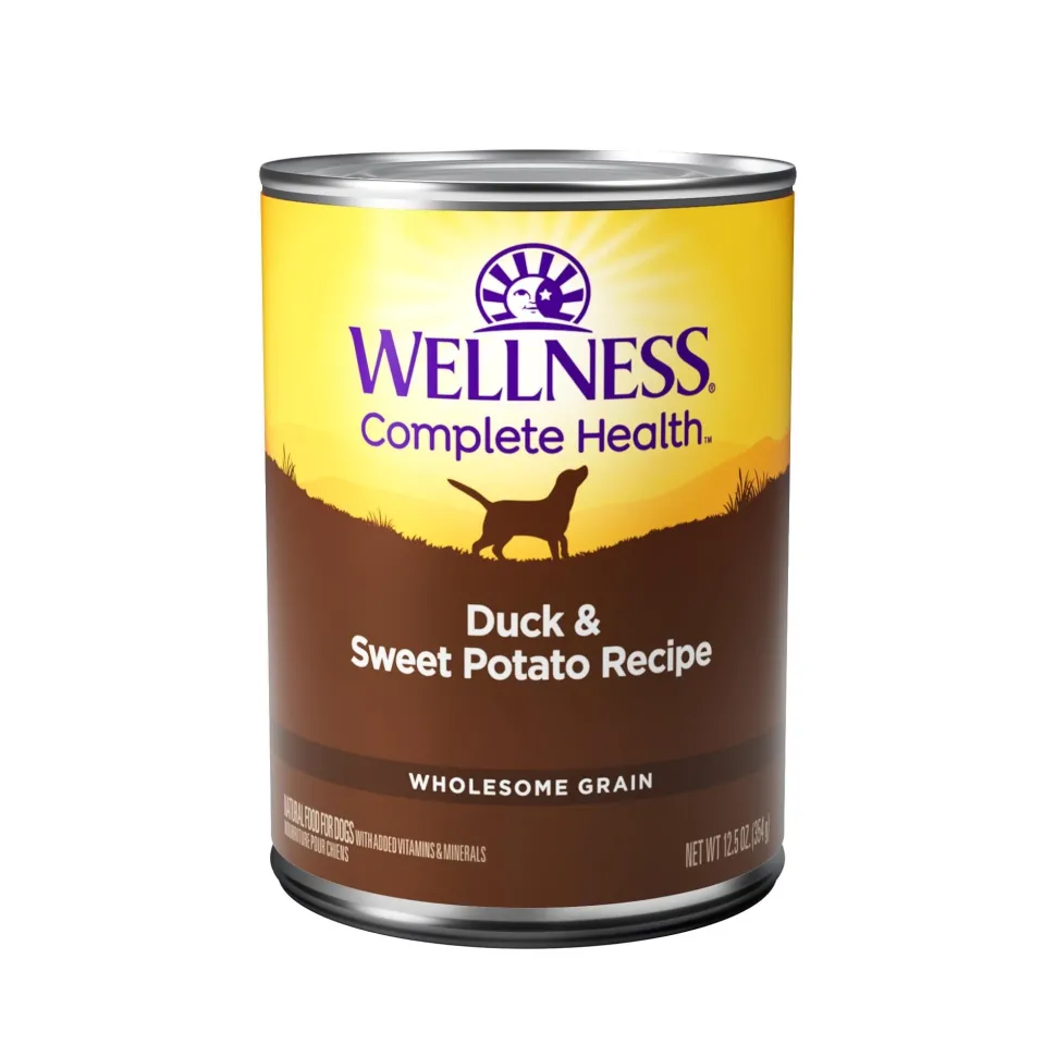 Wellness Complete Health Natural Duck and Sweet Potato Recipe Wet Canned Dog Food