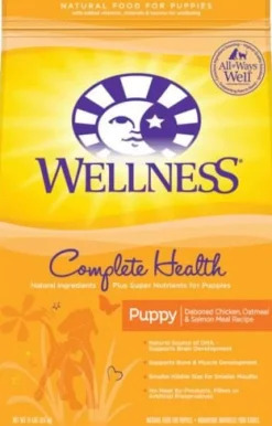 Wellness Complete Health Natural Puppy Chicken, Oatmeal and Salmon Dry Dog Food