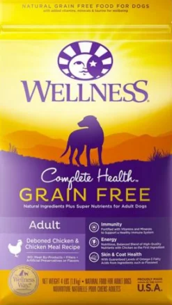 Wellness Complete Health Grain-Free Natural Deboned Chicken Adult Dry Dog Food - 4 Lbs